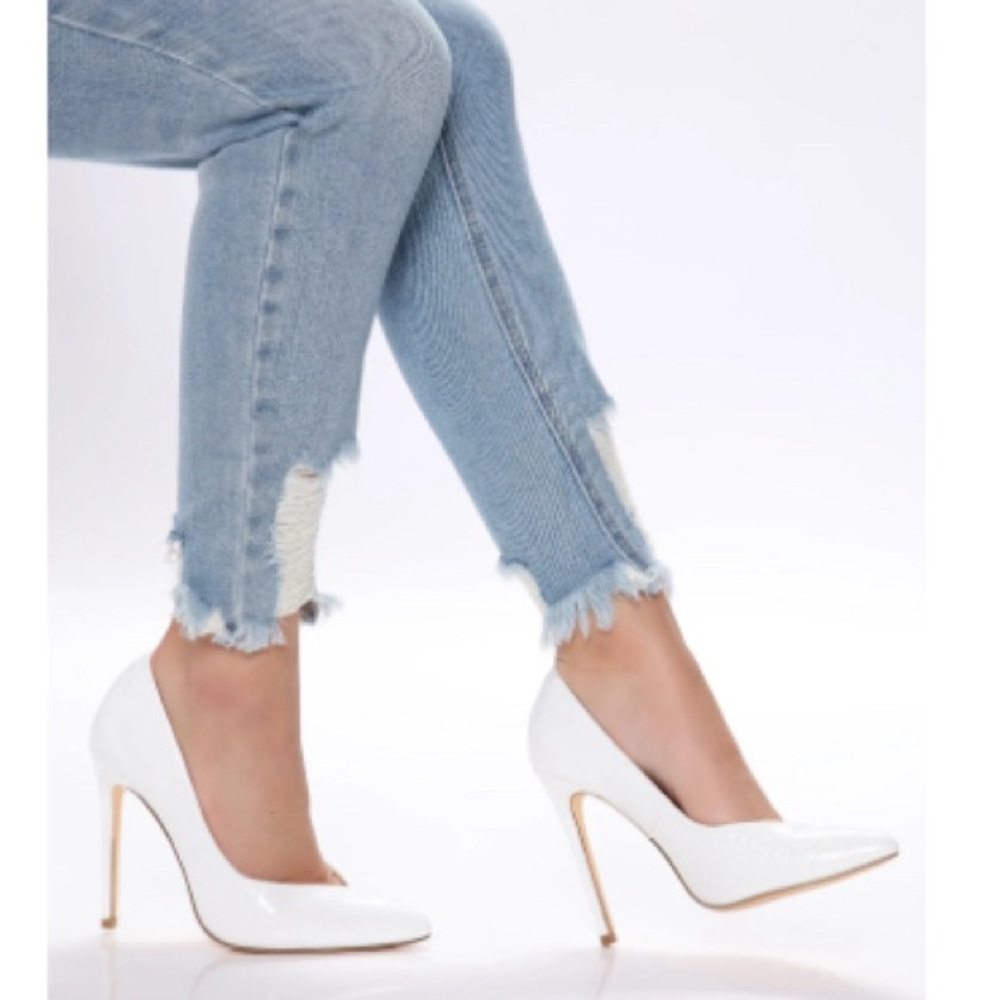 White heels